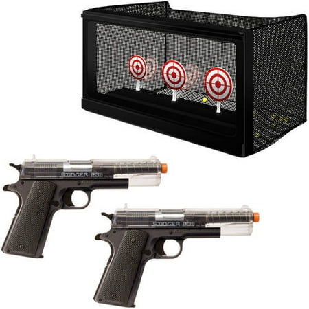 - Crosman Airsoft Stinger 2-Pistol and Target Value Bundle