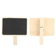 thumbnail image 5 of 50Pcs Mini Blackboard Clip Plant Label Wooden Message Board Marking Tool for Home OfficeSquare Shape, 5 of 5