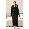 thumbnail image 2 of Richie House Women's Fleece Robe with Hood RHWN2233, 2 of 6