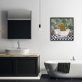 thumbnail image 3 of Stupell Industries Coastal Leopard in Tropical Bathtub Black Framed Giclee Art, 24 x 24, by Janet Tava, 3 of 8