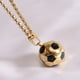thumbnail image 1 of Collar de fútbol de acero inoxidable 304 de titanio con personalidad europea y americana para hombre creativo, 1 of 6