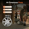 thumbnail image 3 of Piston 3.0 HP Air Compressor Head Pump Motor Twin Cylinder with Silencer 2.2KW, 3 of 10