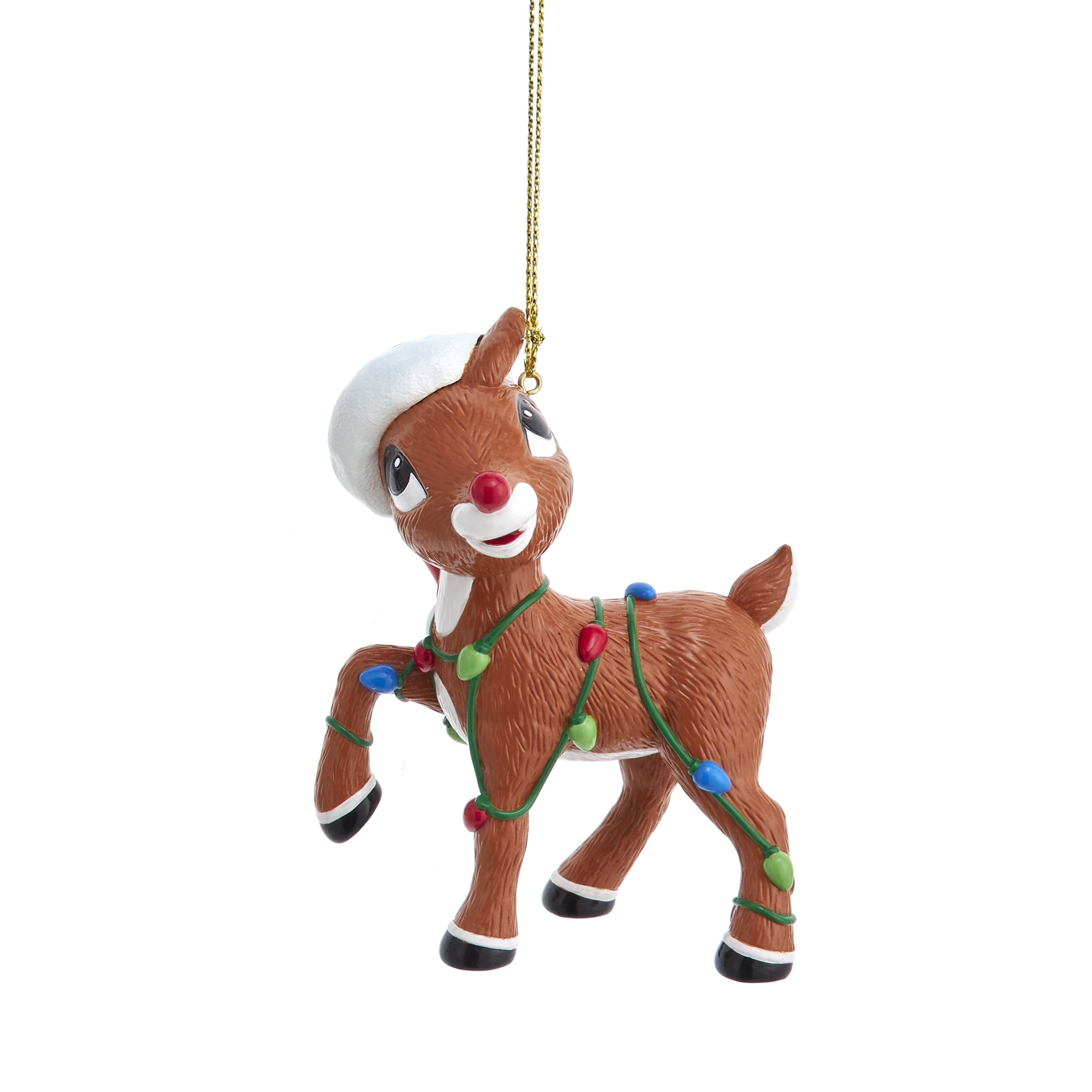 Kurt Adler Rudolph with Lights Christmas Ornament, Rudolph with Lights Ornament