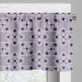 thumbnail image 3 of Ambesonne Vintage Valance Pack of 2, Ornate Sqaures Swirls, 54"X12", Lilac Purple Dark Purple, 3 of 5