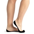 thumbnail image 3 of On the Go Women's Extra Low Cut Liner Socks (2 Pair Pack, Black), 3 of 4