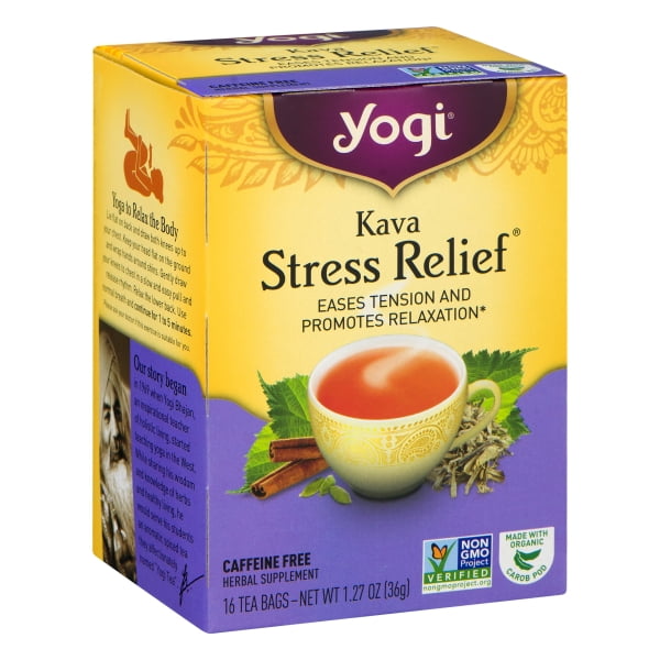 Yogi Kava Stress Relief, Tea Bags, 16 Ct, 1.27 Oz