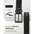 thumbnail image 3 of FAIRWIN Elastic Men's Golf Belts Casual Braided Nylon Work Belts for Men, 3 of 8
