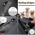 thumbnail image 5 of Dog Undercoat Rake Dog Rake Brush Long Toothed Grooming Rake Non-slip Handle - Dog Grooming Brush Compatible with Long-haired Pets, 5 of 5
