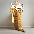 thumbnail image 1 of Vertical Wall Mounted Cat Scratcher Board For Home Climbing Grooming Durable Space Saving Easy Install Clean Design, 1 of 3