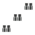 thumbnail image 1 of Transemion 1 Pair Bicycle Pedals Extenders Road Footrest Extension Shaft Spacers Cycling Adapters Manual Stackable Upgrade Silver 3Set, 1 of 6