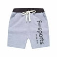 thumbnail image 2 of piuwrlz Shorts for Kid Toddler Boy Girls Single Piece Short Trousers Gray Size 6-7 Years, 2 of 3