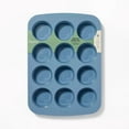 thumbnail image 4 of 12ct Silicone Muffin Pan Blue - Oven & Dishwasher Safe, 4 of 4