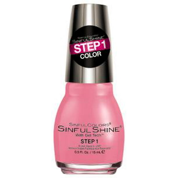 Sinful Colors Sinful Shine with Gel Tech Step 1 Nail Polish, Yours