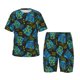 thumbnail image 1 of Fotbe Play Game Pijama Estampada de 2 Piezas para Niños – Ropa de Dormir de Manga Corta Cómoda para Niños y Niñas, Camiseta y Shorts de Algodón-4X-Large, 1 of 6