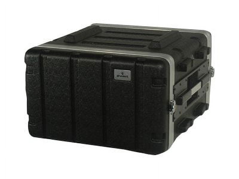 Grundorf ABS Series ABS-R0616 - Rack case for audio equipment - rugged - 6U - extruded aluminum - black