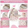 thumbnail image 6 of DAKIMOE School Backpack 3 Sets Corduroy Backpack for Teen Laptop Backpack for Women Middle High School Bookbag Travel Daypack, 6 of 7