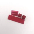 thumbnail image 1 of Rubber Screw Cap Cover Set Replacement For DS Lite For NDSL Game Consol Screw Feet Rubber Pad Red, 1 of 6