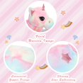 thumbnail image 4 of Almohada de felpa Muiteiur, 43,4 cm, tamaño grande, unicornio rosa para niñas, 4 of 8