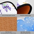 thumbnail image 3 of SKYSONIC Summer Lavender Butterfly Kitchen Rugs Set of 2, Pretty Flower Floor Runner Area Rug Washable Carpet Mat Perfect for Living Room Bedroom Entryway, 3 of 7