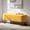 Mustard, variant on 50.5" Velvet Storage Bench with Gold Legs, Modern End of Bed Bedroom Benches, Upholstered Flip Top Window Ottoman Footstool & Footrest for Entryway & Living Room, Mustard