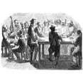 thumbnail image 2 of Chinese Immigrants 1855. Na Chinese Gaming House In California. Wood Engraving French 1855. Poster Print by, 2 of 2