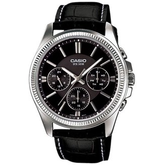 casio dress classic analog watch 'core black' mtp-v300b-1a MTP-V300B TOTAL BLACK , , , . .