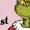 HEATHER PINK, variant on The Grinch - On The List - Youth Girls Fitted Short Sleeve T-Shirt