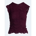 thumbnail image 6 of Scoop Women’s Shirred Lace Top, Sizes XS-XXL, 6 of 6
