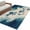 Blue Beige, variant on Navy Blue Fish Round Area Rug 6Ft Washable Circle Rugs for Bathroom Office, Nautical Coastal Summer Ocean Modern Rustic Non-Slip Carpet Floor Mats Indoor Outdoor Carpet Runner Aesthetic Home Decor