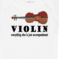 thumbnail image 4 of Inktastic Violin Humor Music Boys or Girls Baby Bodysuit, 4 of 5