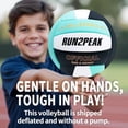 thumbnail image 3 of Entrenamiento de voleibol RUN2PEAK de piel sintética suave para jóvenes, talla 5, 3 of 8