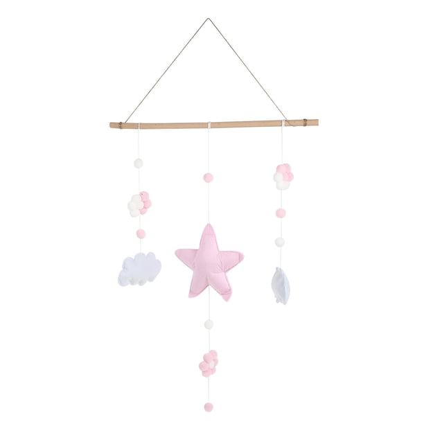 1pc estrella nube pared colgando decoración bebé niños habitación de pared arte decoración