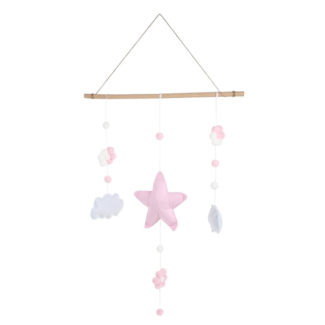 1pc estrella nube pared colgando decoración bebé niños habitación de pared arte decoración