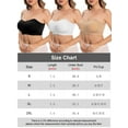 thumbnail image 3 of BadPiggies Women's Strapless Bra Non-Slip Wireless Comfort Bandeau Bras MultiWay Plus Size Seamless Bralette, 3 of 9