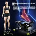 thumbnail image 5 of Exercise Stair Stepper, Mini Stepper with Resistance Band, Hydraulic Mute Stepper with LCD Monitor and Resistance Bands for Home Gym Workout, 5 of 8