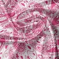 thumbnail image 5 of Ambesonne Hippie Valance Pack of 2, Boho Oriental Motif, 54"X12", Magenta and White, 5 of 5