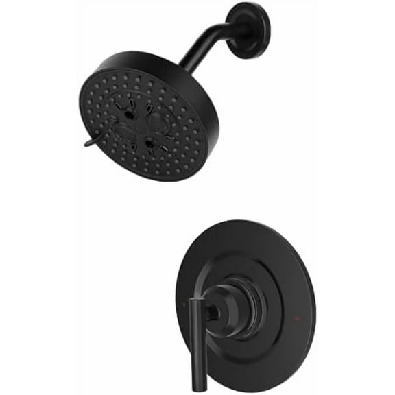 T2902BL Shower Trim Kit Compatible with moen T2902EPBL Shower Trim Kit, Matte Black Shower Head and Shower Lever Handle, Easy to Install, Without 2510 Valve$$Tools & Hardware Other