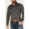 thumbnail image 3 of Blue Ranchwear Men's Rustler Solid Twill Long Sleeve Snap Stretch Western Work - BRSP24W72-CH X-, 3 of 4