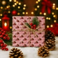 thumbnail image 5 of Custom Christmas Wrapping Paper, Personalized Wrapping Paper Rolls with Santa Claus Gingerbread Christmas Tree, 5 of 8
