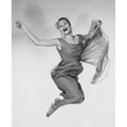 thumbnail image 2 of Portrait of a young woman in mid-air Poster Print (24 x 36), 2 of 4