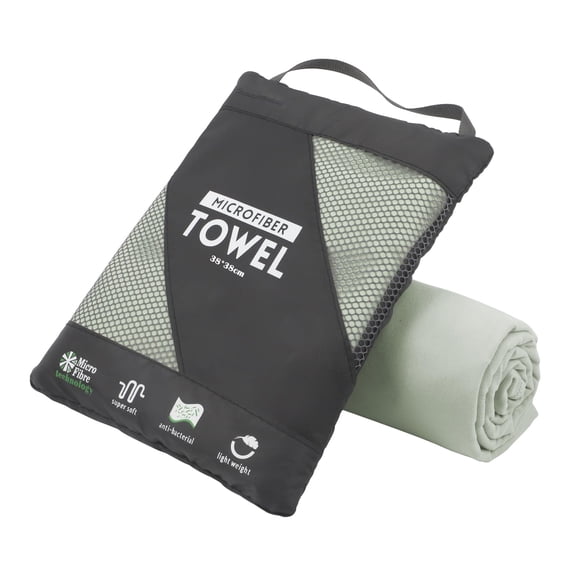 1pc Microfiber Towel Perfect Travel & Gym & Camping Towel. Quick Dry - Super Absorbent - Ultra Compact - Lightweight. Suitable for Trip, Beach, Shower, Backpacking, Pool