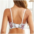 thumbnail image 6 of Sokhug Bras for Women Printing Gathered Together Large Size Daily Underwear, 6 of 8