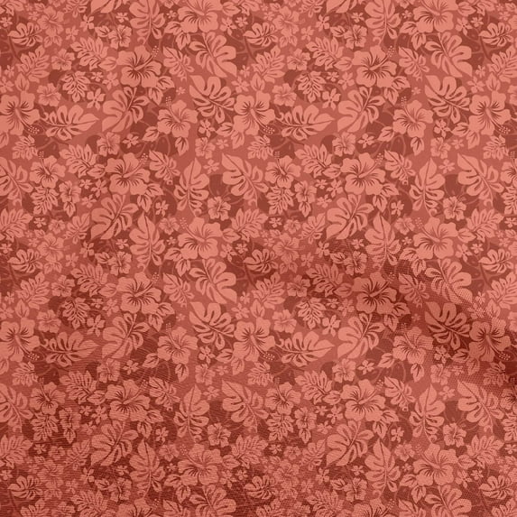 oneOone Velvet Orange Fabric Tropical Sewing Fabric By The Yard Printed Diy Clothing Sewing Supplies 58 Inch Wide