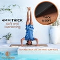 thumbnail image 3 of Cork Yoga Mat Thick 4mm - Natural Yoga Mat Non Toxic (72"x26") - Moisture-Activated Grip for Men's Practice, 3 of 6