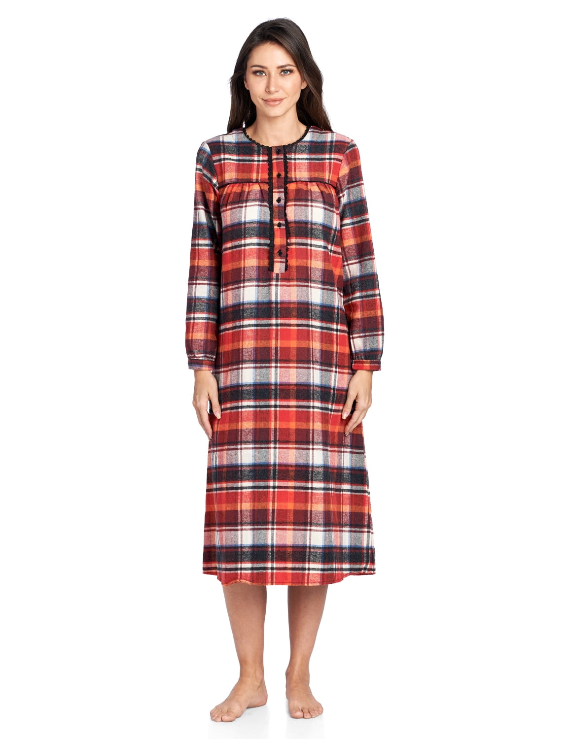 walmart women's long sleeve nightgowns