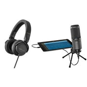 Audio Technica AT2020USBi Podcast Microphone+Beyerdynamic DT 240 Pro Headphones
