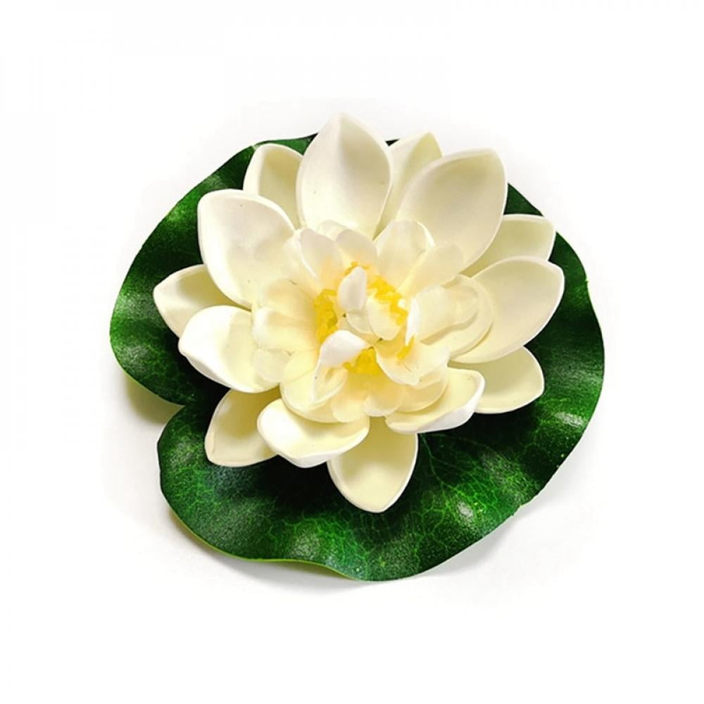 [Big Clear!]1Pack Simulation Lily Pads for Ponds Artificial Lotus