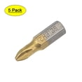 thumbnail image 1 of Unique Bargains 1/4-Inch Hex Shank Magnetic Phillips Screwdriver Bit, 25mm Length PH2 Screw Driver S2 Non-Slip Screwdriver Bits 5pcs, 1 of 4