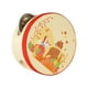 thumbnail image 2 of Tambor de madera, pandereta, tambor de percusión, pandereta de mano, campana, filas dobles 10 centímetros, 2 of 9