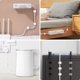 thumbnail image 3 of Cable Clips Self Adhesive - Outdoor Light Wire Clips Self Adhesive Cable Tidy Hooks Cord Organiser Holder Cable Management for Workshop Home Office Christmas Decorations Fairy Light (40pcs, White), 3 of 5